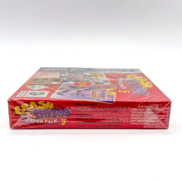 Crash & Spyro Super Pack Vol 2 Game Boy Advance GBA Nuovo Sigillato PAL SIAE — foto 6