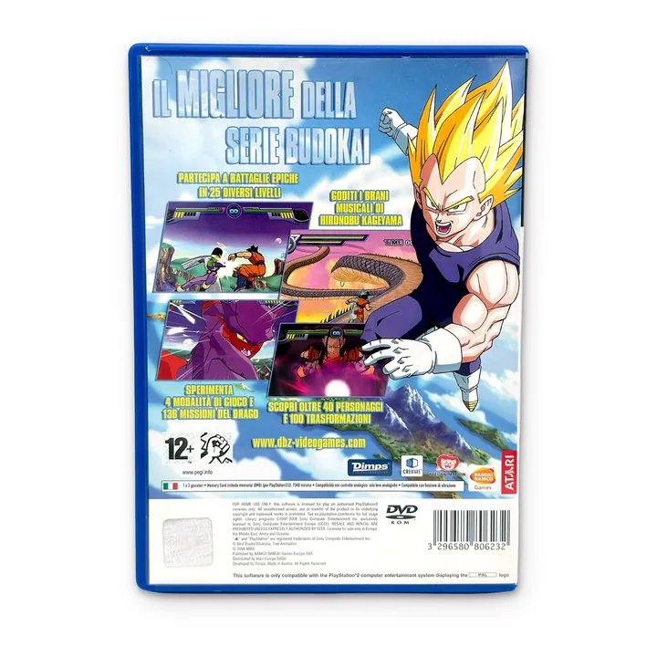 Dragon Ball Z Infinite World DBZ Sony PlayStation 2 PS2 PAL ITA Completo Testato — foto 2