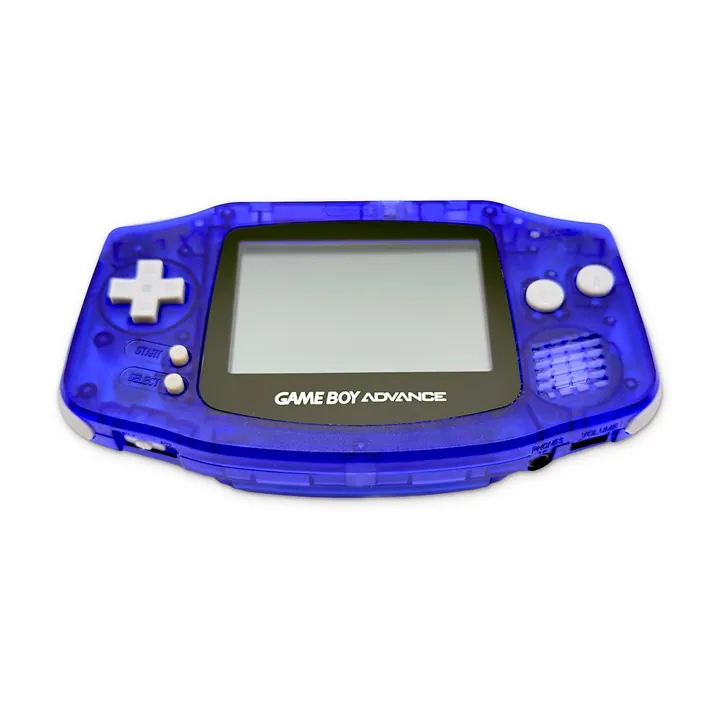 Game Boy Advance GBA Clear Blue Trasparente – Scocca Nuova Custom