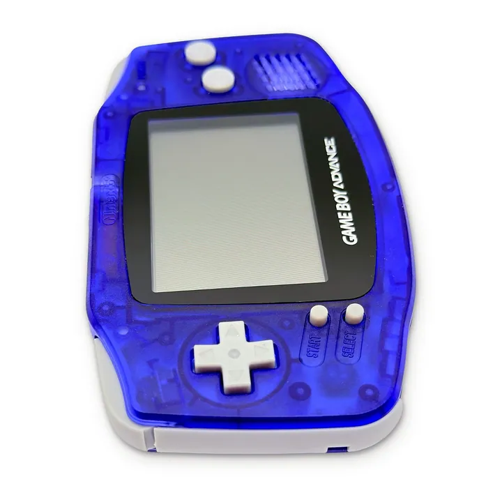 Game Boy Advance GBA Clear Blue Trasparente – Scocca Nuova Custom — foto 4