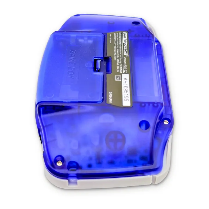 Game Boy Advance GBA Clear Blue Trasparente – Scocca Nuova Custom — foto 6