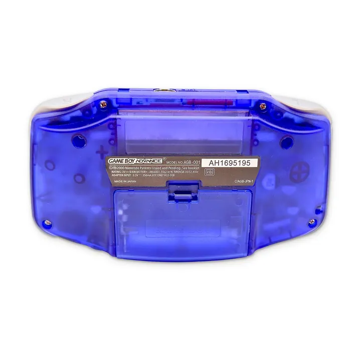 Game Boy Advance GBA Clear Blue Trasparente – Scocca Nuova Custom — foto 8