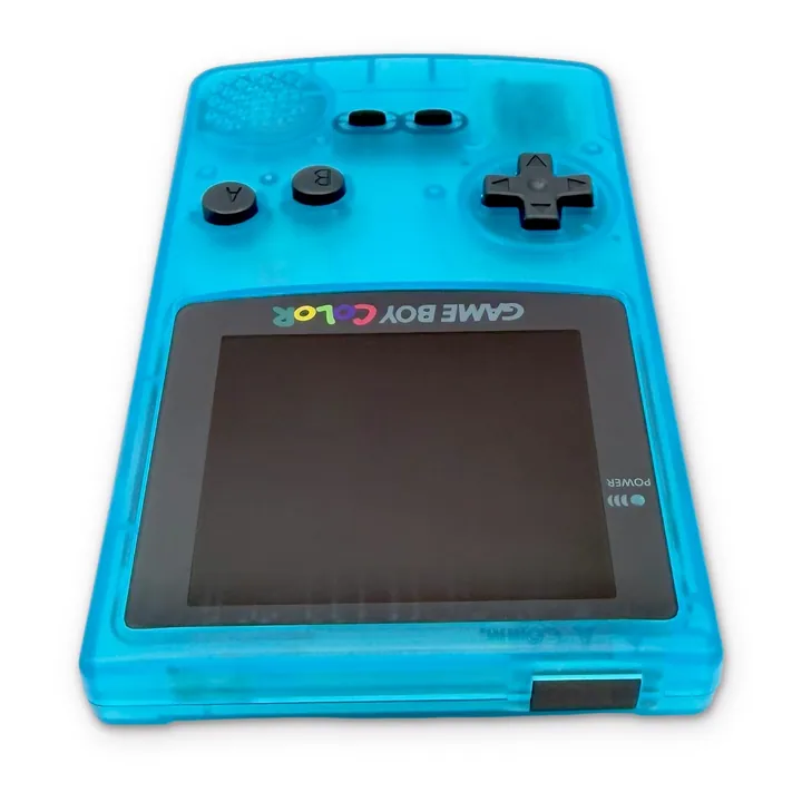 Nintendo Game Boy Color GBC IPS Hispeedido USB-C Ricaricabile Azzurro CGB-001 — foto 6