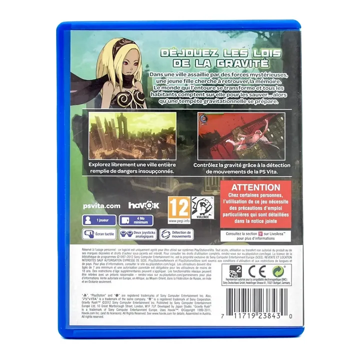 Gravity Rush Sony PlayStation Vita PS Vita PAL Italiano Multilingua Testato — foto 4