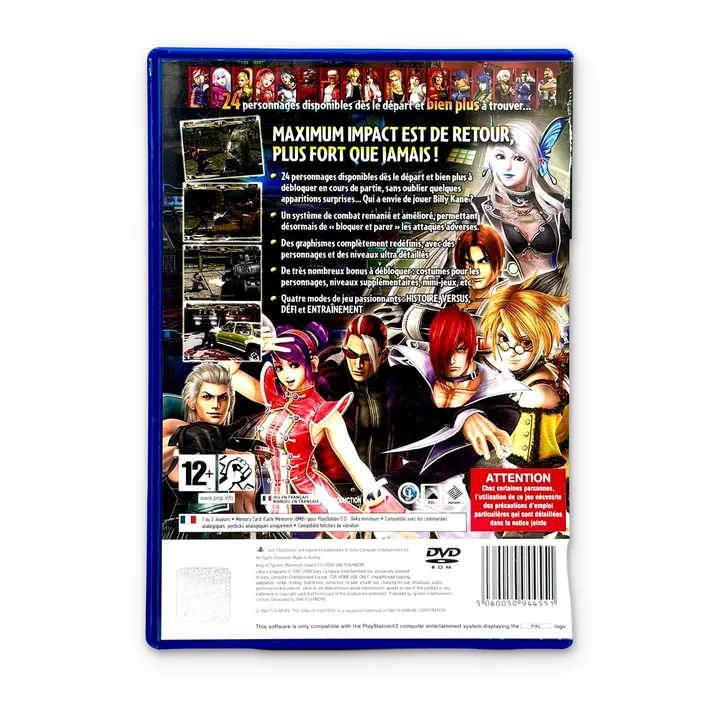 The King of Fighters Maximum Impact 2 KOF PS2 PlayStation 2 PAL FR Multi ITA — foto 8