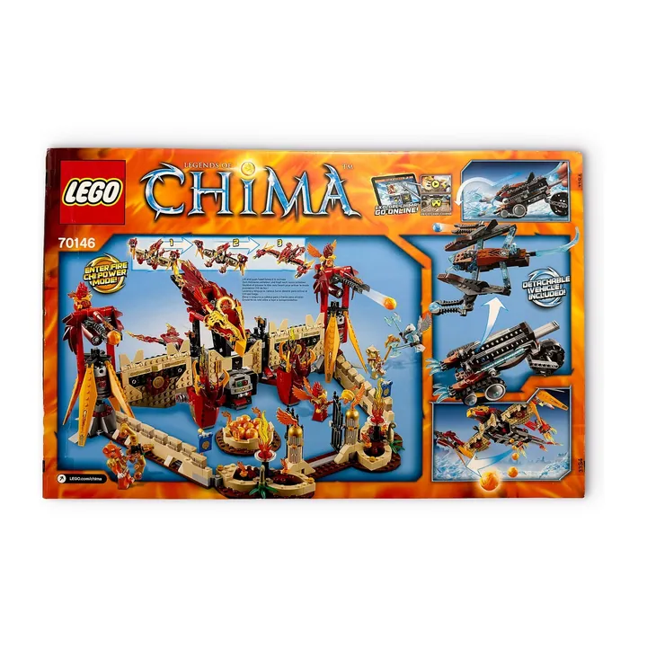 LEGO 70146 Legends of Chima Tempio del Fuoco Fenice Volante Nuovo Sigillato MISB — foto 3