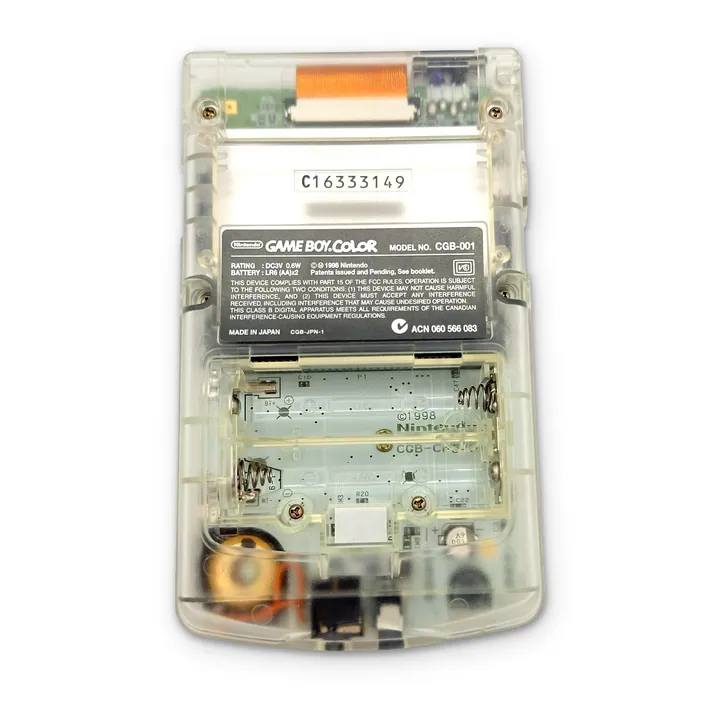 Nintendo Game Boy Color GBC Trasparente Clear CGB-001 JAP Boxato Manuali Testato — foto 8