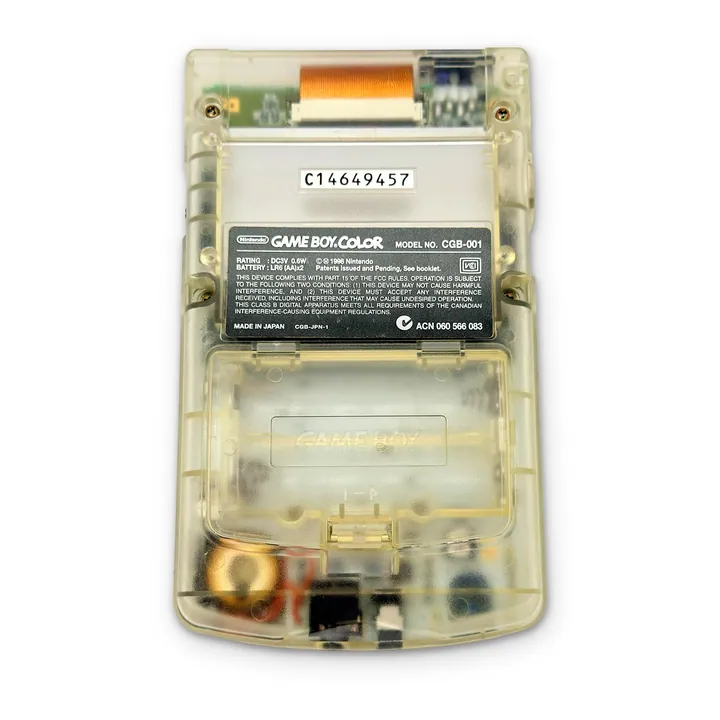 Nintendo Game Boy Color GBC Console Trasparente Clear Originale Testata PAL — foto 3