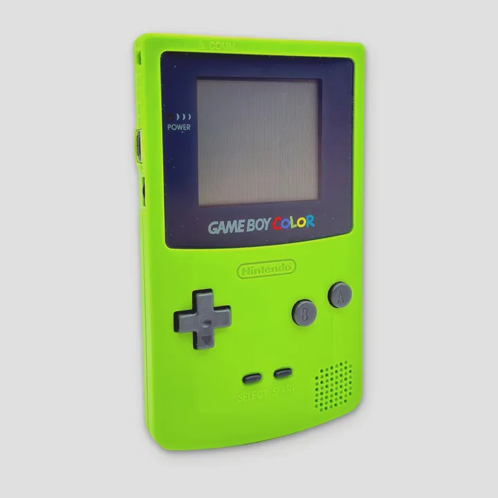 Nintendo Game Boy Color GBC Verde Lime Ricondizionata Scocca Nuova Funzionante