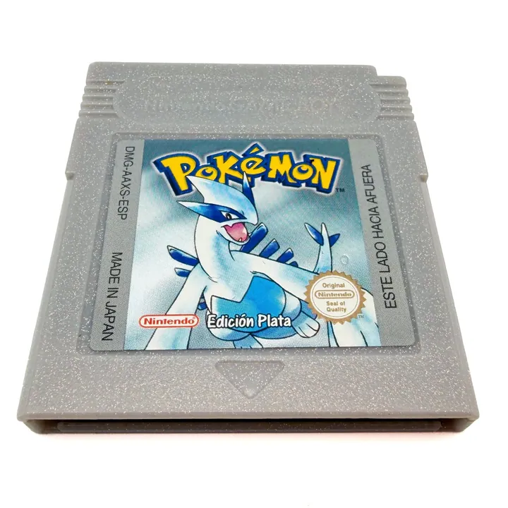 Pokémon Edición Plata Game Boy Color GBC PAL ESP Argento Original BATTERIA NUOVA