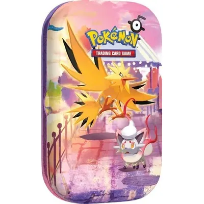 Pokémon Mini Tin 30° Anniversario Zapdos Zorua di Hisui Miniscatola 2 Buste ITA