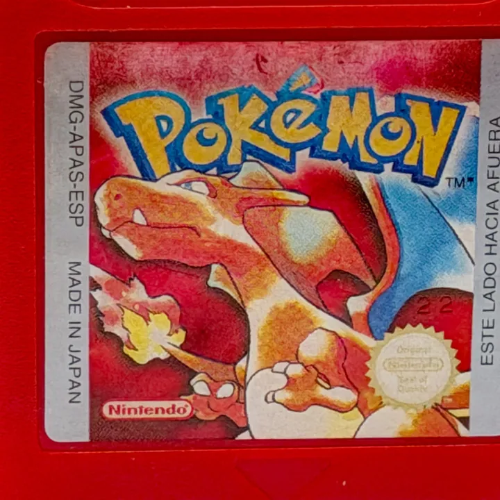 Pokémon Rosso Rojo Game Boy GB Spagnolo ESP Originale Batteria Nuova Testato — foto 3