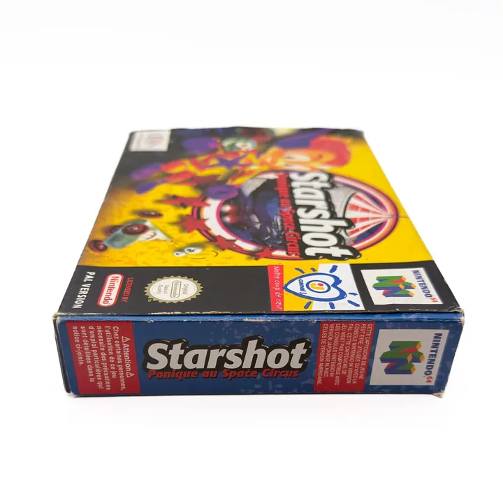 Starshot Panique au Space Circus Nintendo 64 N64 PAL FRA Completo Boxato CIB — foto 11